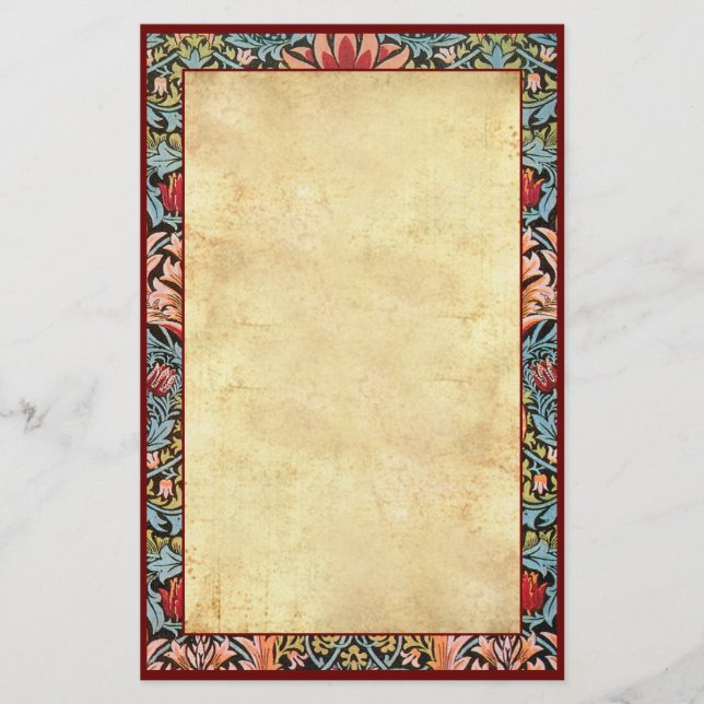 Wm Morris Snakeshead1876 Stationery Brevpapper (Framsida)