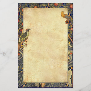 Wm Morris Woodpecker1877 Pre-Raphaelite Stationery Brevpapper