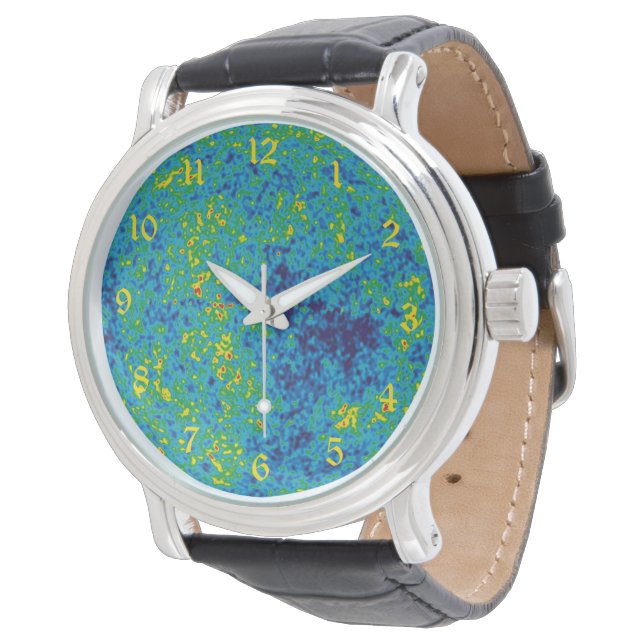 WMAP Mikrovågsanisotropi Sond Universum Kart Armbandsur (Vinklad)