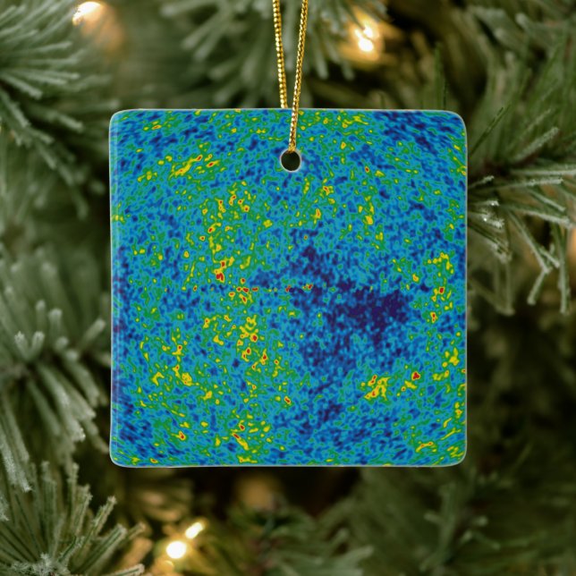 WMAP Mikrovågsanisotropi Sond Universum Kart Julgransprydnad Keramik (Träd)