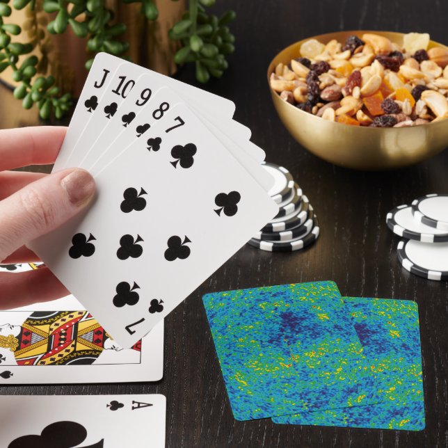 WMAP Mikrovågsanisotropi-sond Universumkarta Casinokort (På plats)