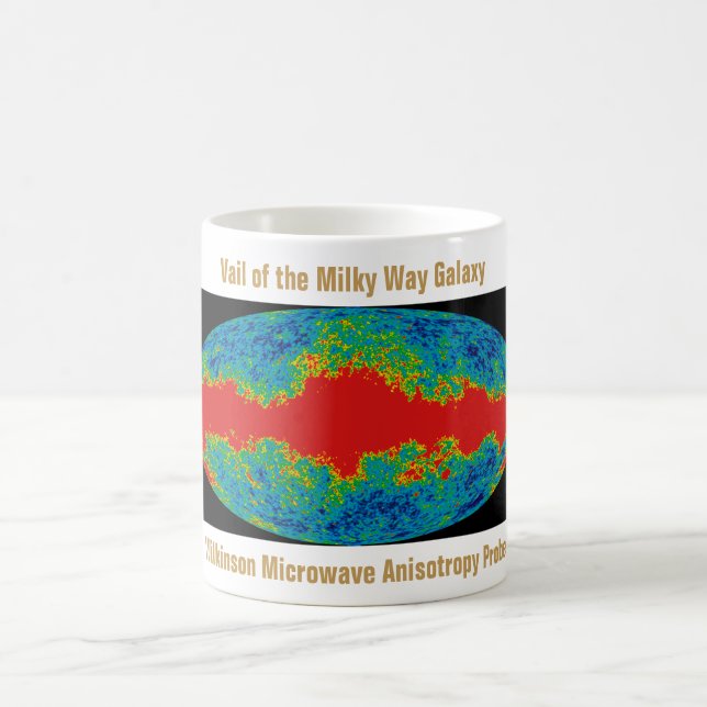 WMAP, Slöjan över Vintergatan över universum Kaffemugg (Center)