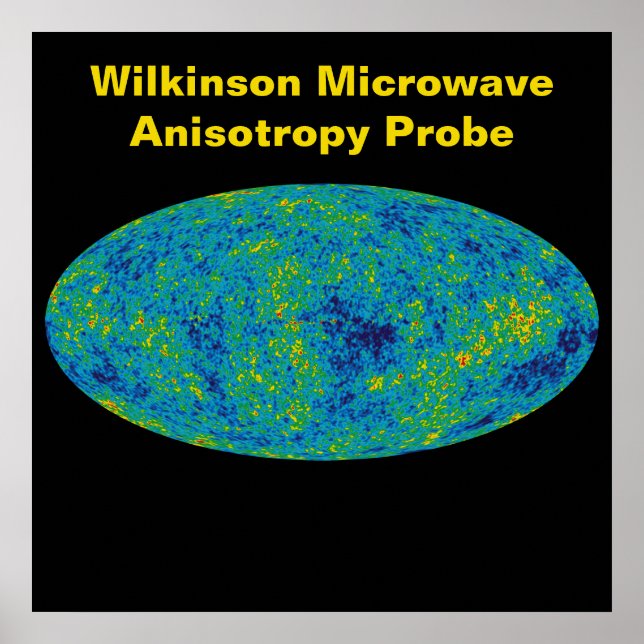 WMAP Universe Wilkinson Microwave Anisotropy Probe Poster (Framsidan)