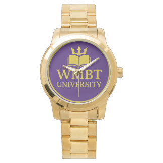 WMBT University Gold plated Watch Armbandsur