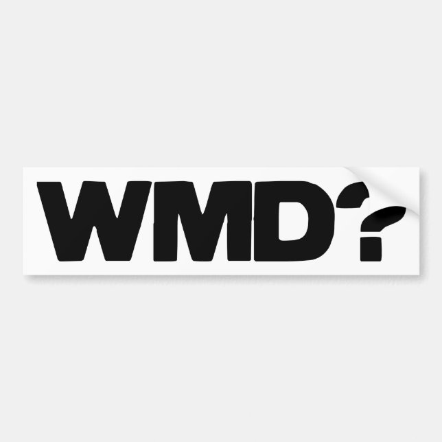 WMD?  Bildekal (Framsidan)