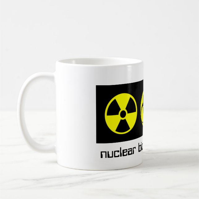 WMDsymbols kärn- biologiskt kemiskt Kaffemugg (Vänster)
