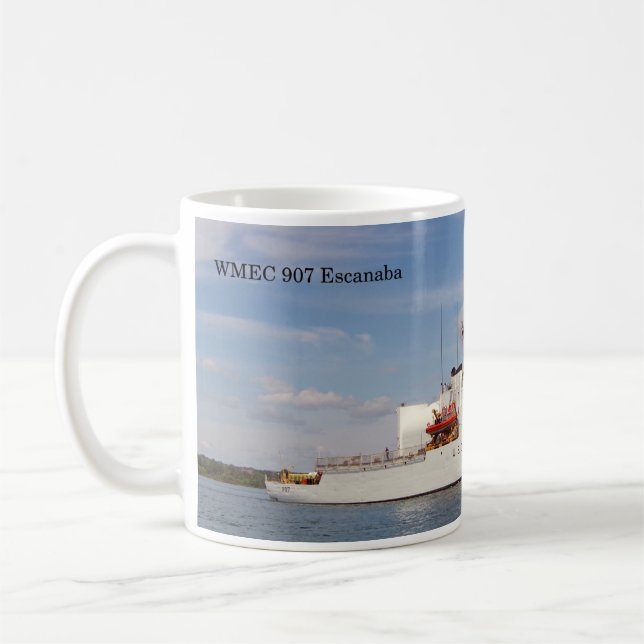 WMEC 907 Escanaba-mugg Kaffemugg (Vänster)