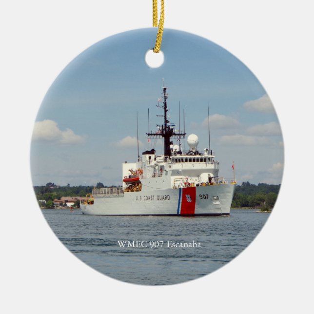 WMEC 907 Escanaba ornament (Framsidan)