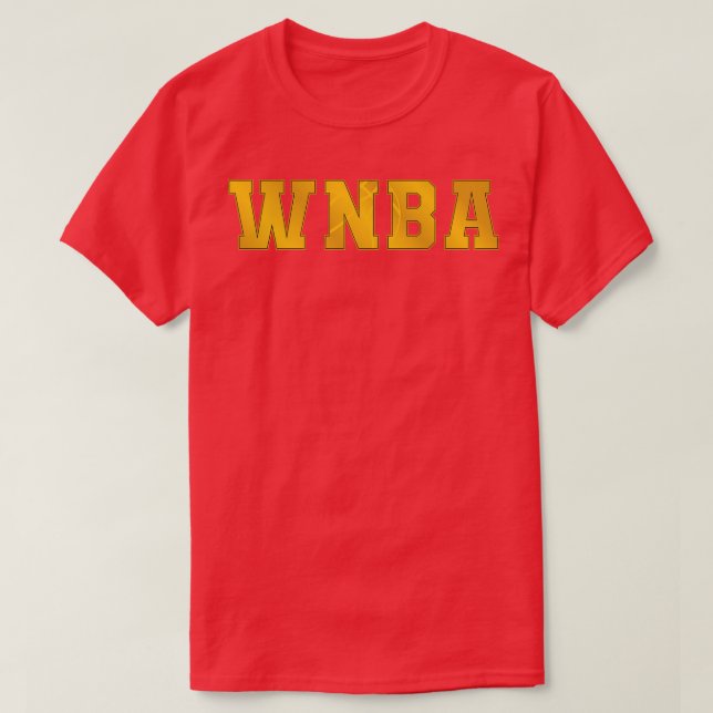 WNBA 3 Guld T Shirt (Design framsida)