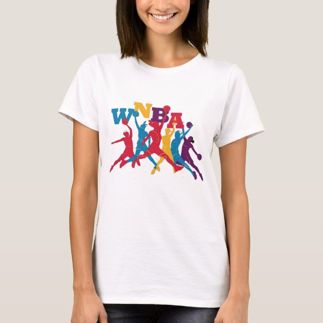 WNBA Women's Basketball T-Shirt (Framsida)