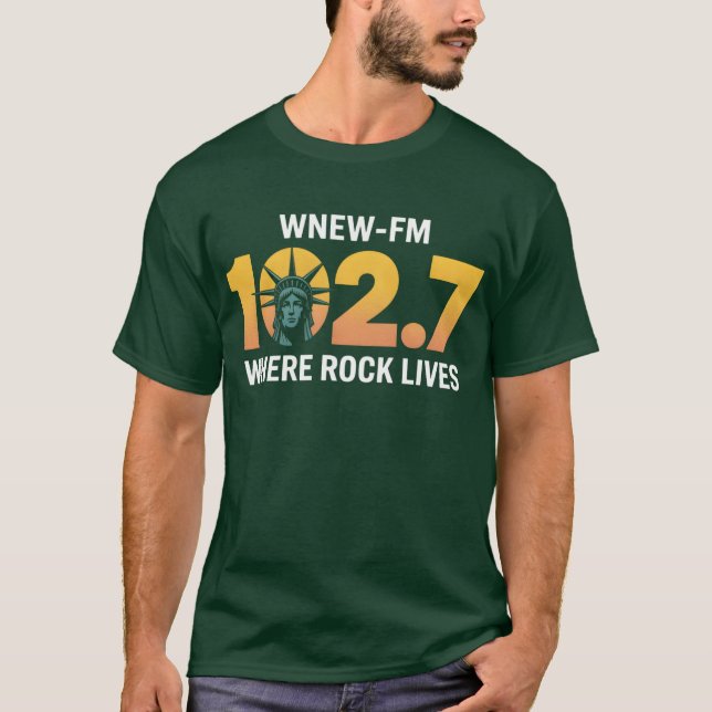 WNEW-FM 102.7 T SHIRT (Framsida)