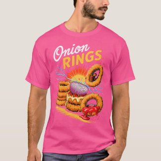 Wo 90S Onion Rings Snack T Shirt