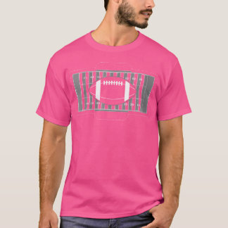 Wo American Football Boll Quarterback Rugby Boll T Shirt