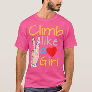 Wo And Girls Rock Climbing T Shirt
