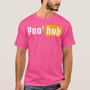 Wo Bassäng Hub Funny Billiards Bassäng Team League T Shirt