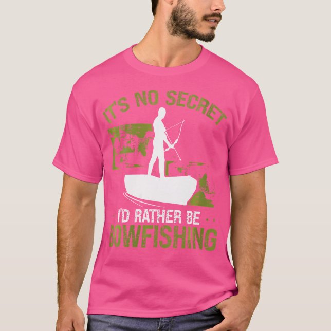 Wo Bowfish Arrow Tips Bow Fishing Setup Bowfish T Shirt (Framsida)