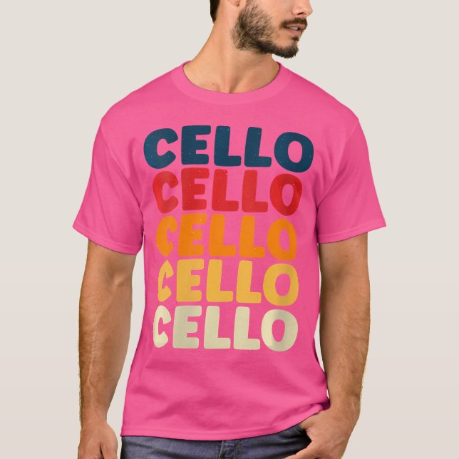 Wo Cellist Cellospelare som spelar klassisk musik  T Shirt (Framsida)