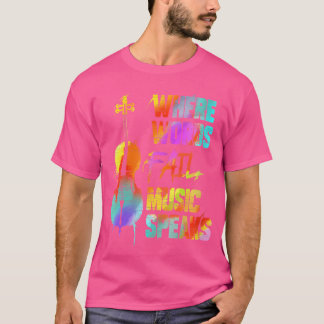 Wo Cellospelare Där Ord Sviktar Musikorkester C T Shirt