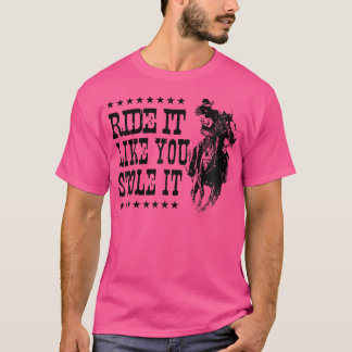Wo Cowgirl som du laglar det till Cute Rodeo T Shirt