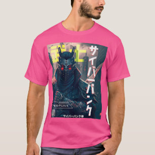Wo Cyborg Samurai Exo Kostym Cyber Punk Magazine A T Shirt