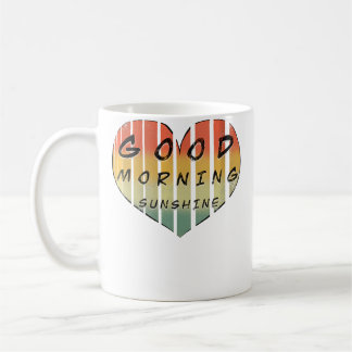 Wo God Morgon Solsken Hjärta Kaffemugg