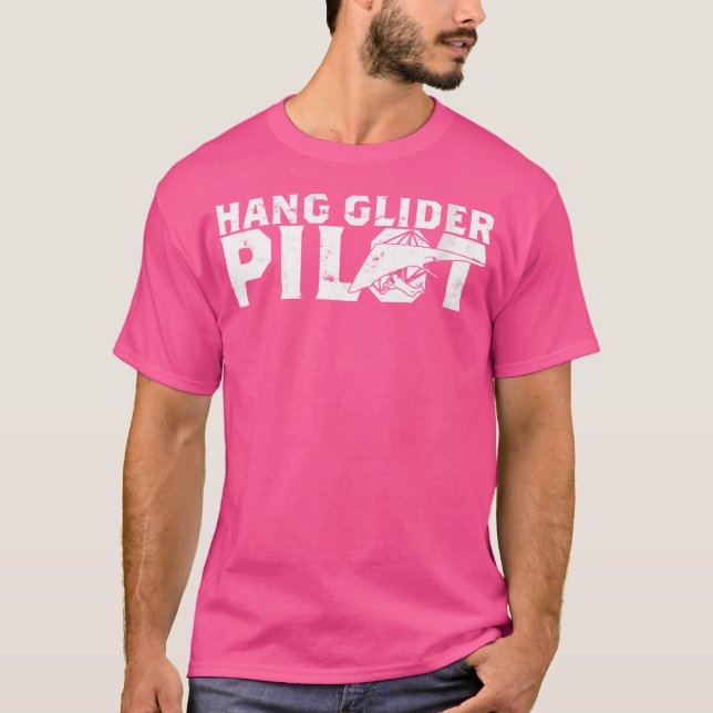 Wo Hang Gliding Hängglidare Hängglidning T Shirt (Framsida)