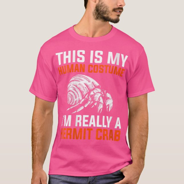 Wo Hermit Crab Crab T Shirt (Framsida)