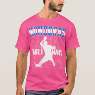Wo Honduras Bordtennis Fans Jersey Honduranska Fla T Shirt