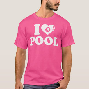 Wo I Kärlek Bassäng Billiards T Shirt