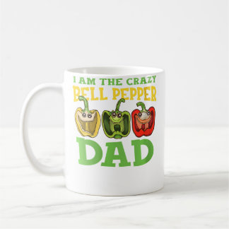 Wo I'M The Crazy Bell Pepper Dad Funny Gardener Ga Kaffemugg