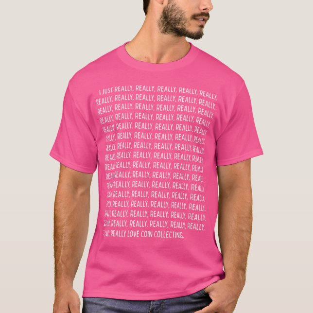 Wo jag älskar myntsamlande jättekul t shirt (Framsida)