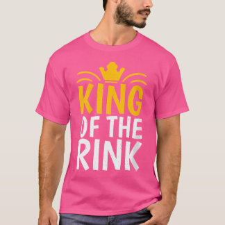 Wo King Of The Rink Roller Skating T Shirt