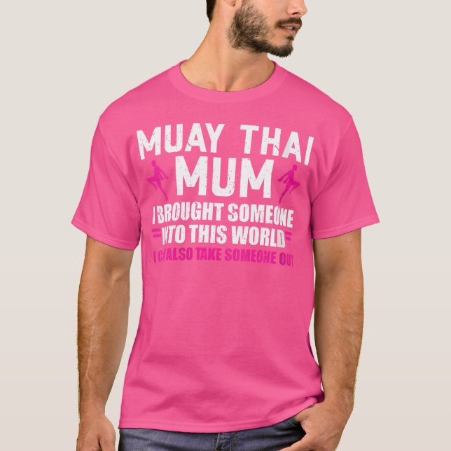 Wo Mamma Mor Mauy Thai Thailand Muay Thai T Shirt (Framsida)