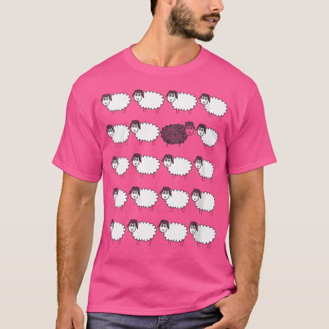 Wo Memorabilis får som är svart och vitt annat T Shirt (Framsida)