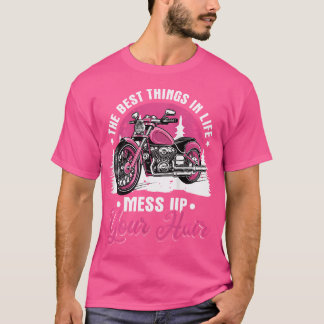 Wo Motorcykel Kvinnor Motorcykel Rolig Cykel Älska T Shirt