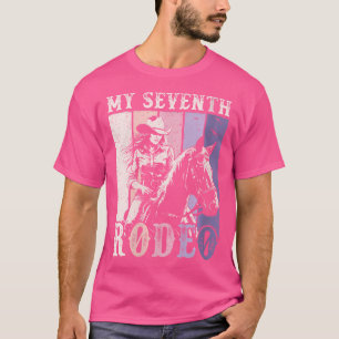 Wo My sjunde rodeo 7 Year Old Girl 7:e Bi T Shirt
