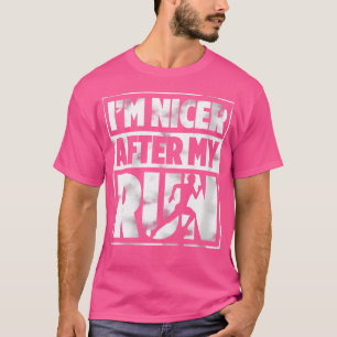 Wo Nicer efter min Springa som kör Marathon Spring T Shirt