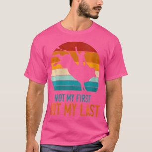 Wo Rodeo Funny Not Min First Bull Rider Bull Ridin T Shirt