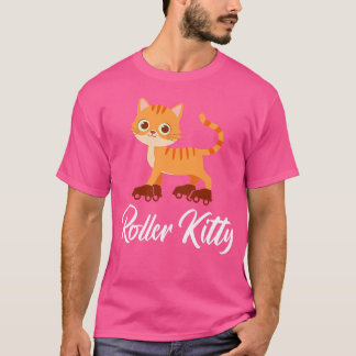Wo Roller Kittel Rullskridsko Flick T Shirt