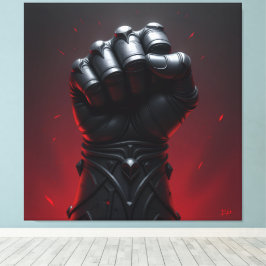 „Wo Stahl den Geist umarmt“ Canvastryck