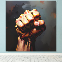 „Wo Stahl den Geist umarmt“ Canvastryck