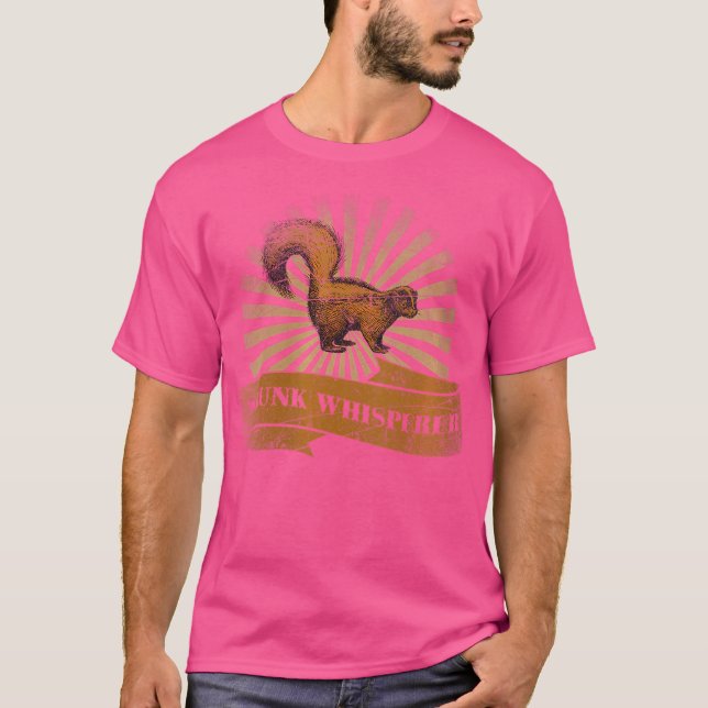 Wo Stink Badger Zoo Keeper Idea Skunk T Shirt (Framsida)