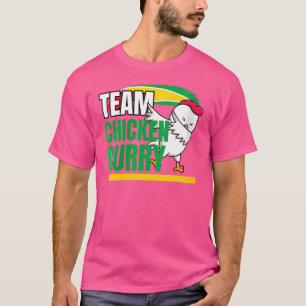 Wo Team Chicken Curry Guyana och Trinidad Patrioti T Shirt