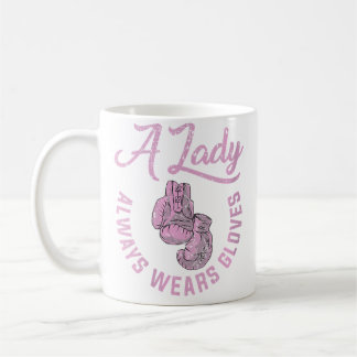 Wo Thai Boxing Kvinnor Boxnings Handskor Muay Thai Kaffemugg