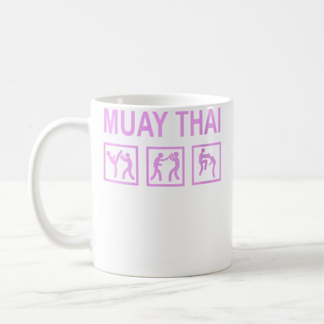 Wo Thai Boxing Muay Thai Kaffemugg (Vänster)