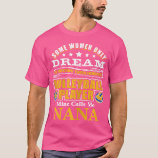 Wo Volleyball Proud Volleyball Nana T Shirt