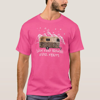 Wo Way för lyxiga campingkläder för kvinnor Tillbe T Shirt