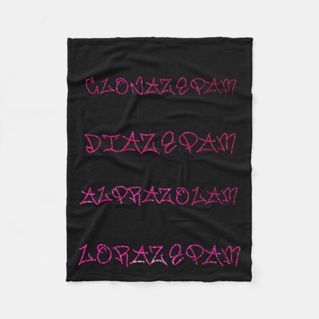 Woah Black Betty Clonazepam Woah Black Betty Diaze Fleecefilt (Framsidan)