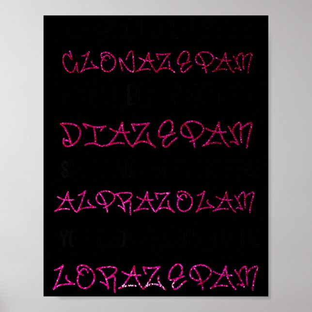 Woah Black Betty Clonazepam Woah Black Betty Diaze Poster (Framsidan)