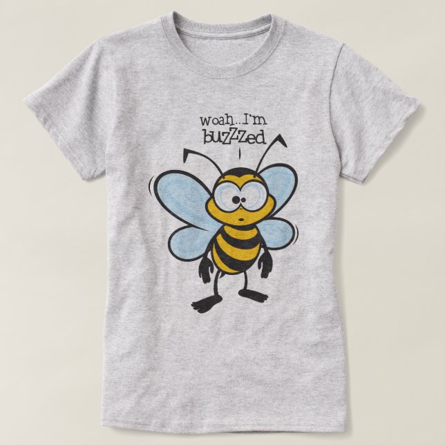 Woah - surrad I-förmiddag (Buzzzed) T-shirt (Design framsida)